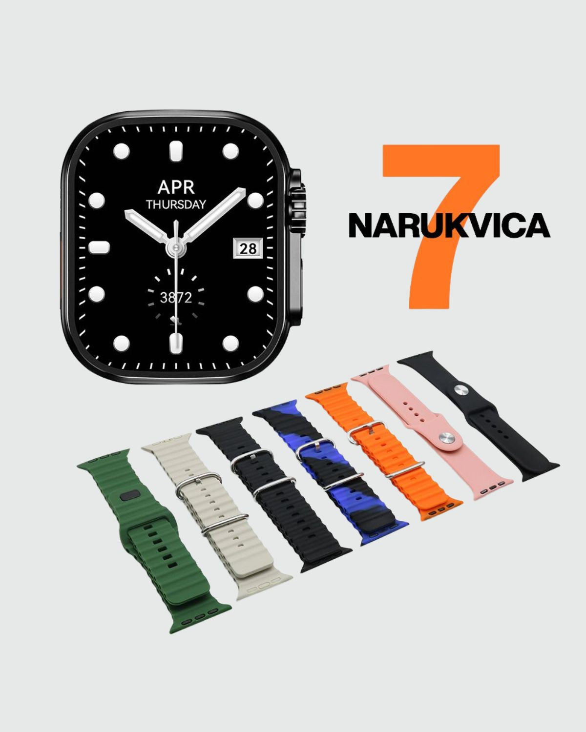 Smart watch KW11 ULTRA2 +7 narukvica